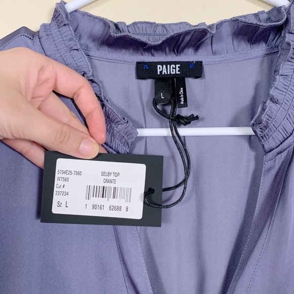 Paige Selby Top- Granite - Picture 7 of 8